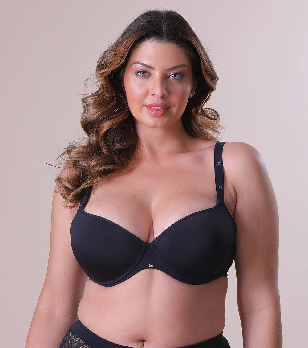 Sutiã Lift-Tripla Ação 51396 Preto - 46B
