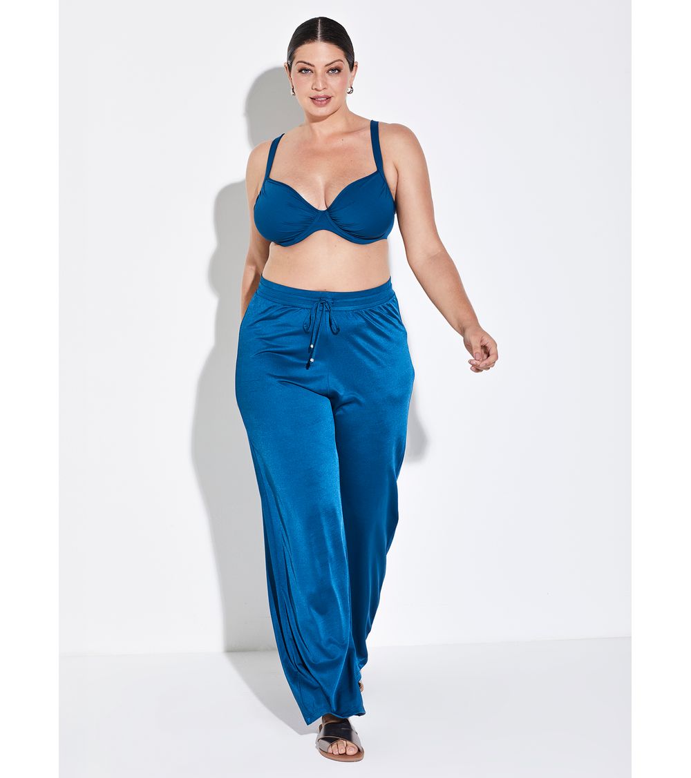 Calça Pantalona Tricot Like 19755 Atlantique 42