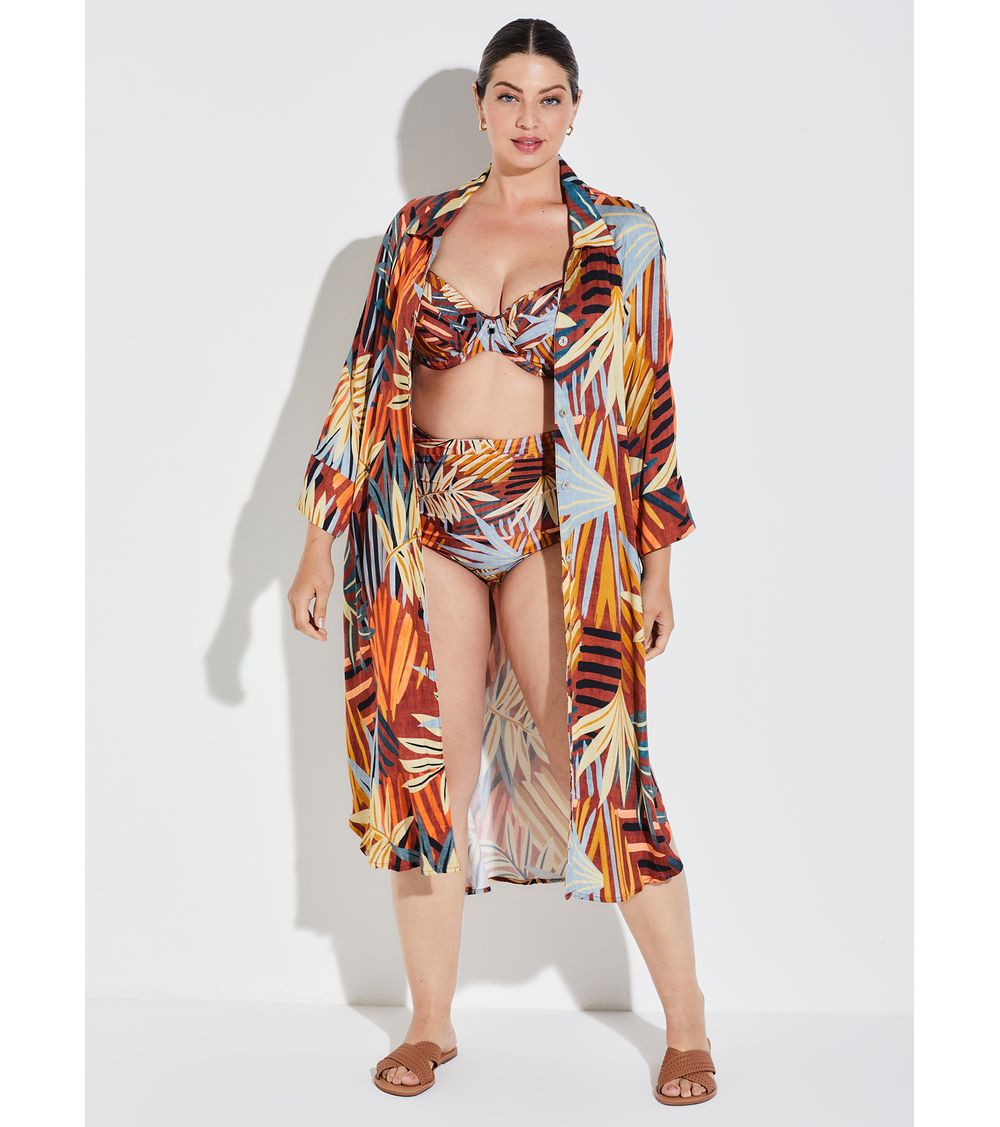 Camisão Midi Estampado 15790 Liaison P