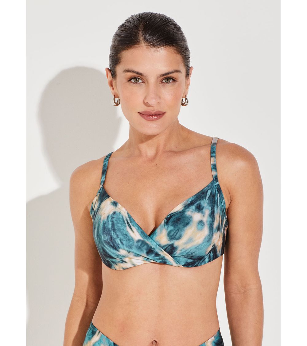 Biquíni Lift Transpassado Estampado 15807 Melodia do Mar 48A