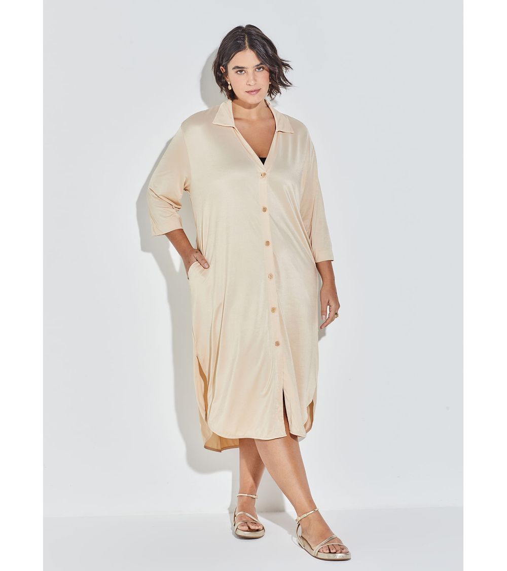 Camisão Midi Tricot Like 19857 Duna G