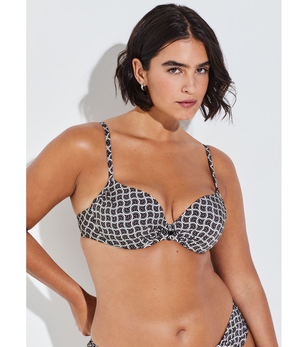 Biquíni Super Lift Estampado 15809 Curvas Poentes 40DD