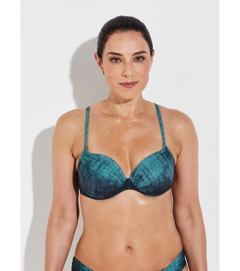 Biquíni Super Lift Estampado 15809 Nuances do Mar 40DD