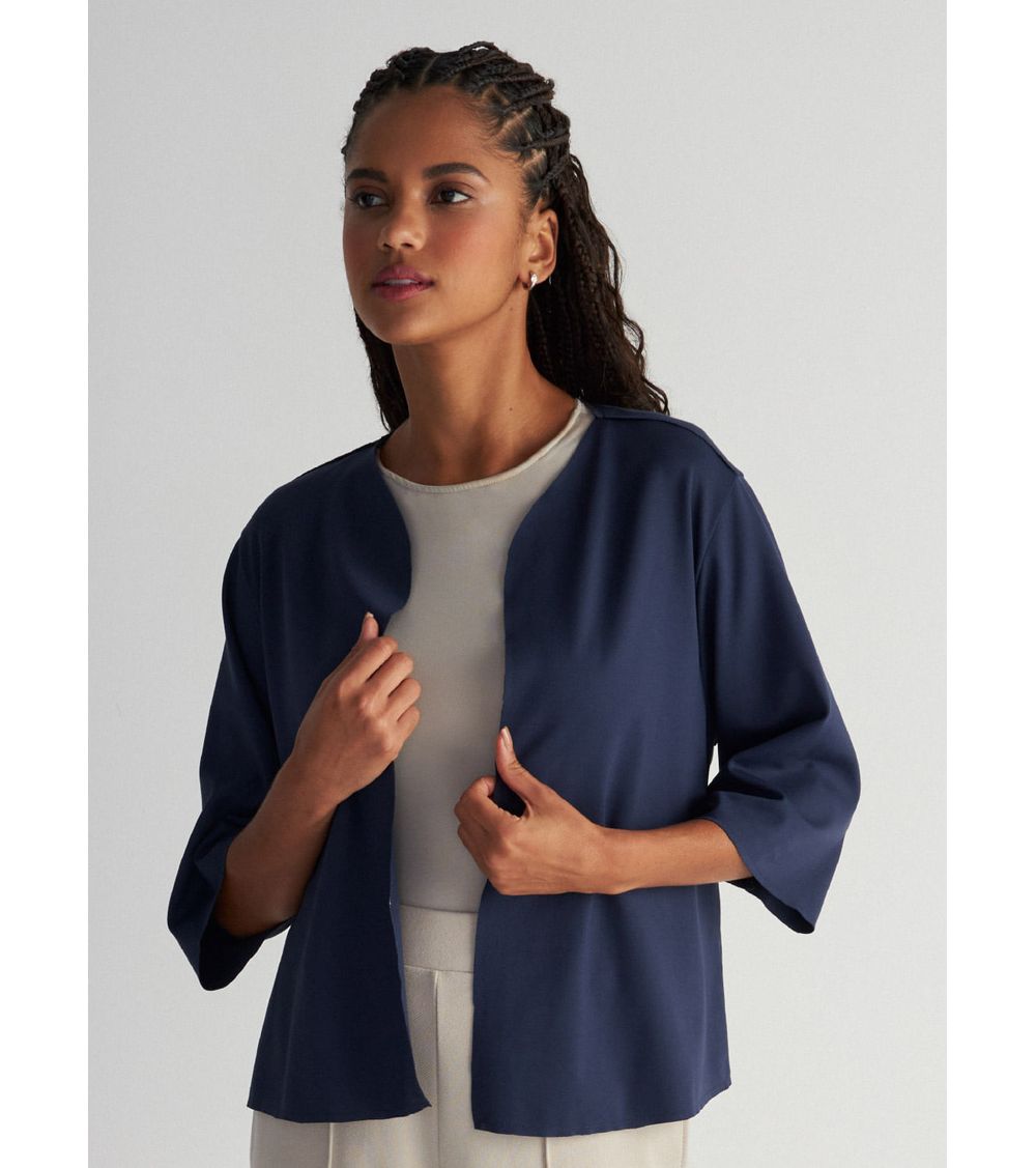 Casaqueto Interlock Luxury 21576 Inblue M