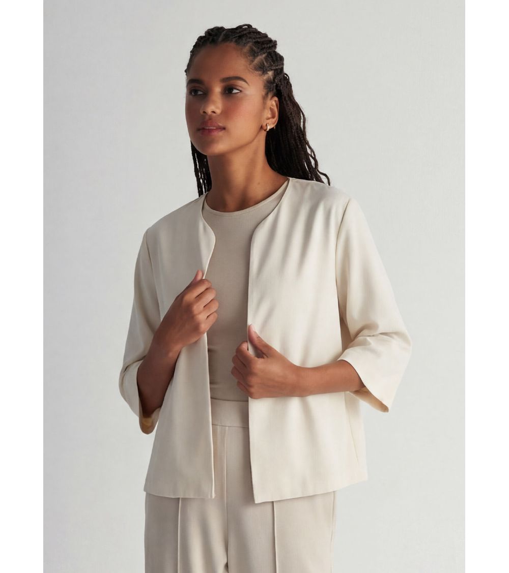 Casaqueto Interlock Luxury 21576 Nevoa P
